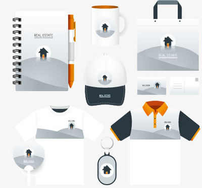 矢量企業辦公用品VI設計 塑造專業企業形象的藝術